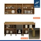 Cozinha 4 Peças 10 Portas 1 Gaveta Imperial Yescasa Cinamomo/