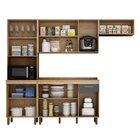 Cozinha 4 Peças 11 Portas 1 Gaveta São Luis   Cinamomo/grafite