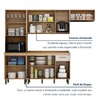 Cozinha 4 Peças 11 Portas 1 Gaveta São Luis   Cinamomo/off Wh