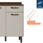 Cozinha 4 Peças 11 Portas 1 Gaveta Zafira Valdemóveis