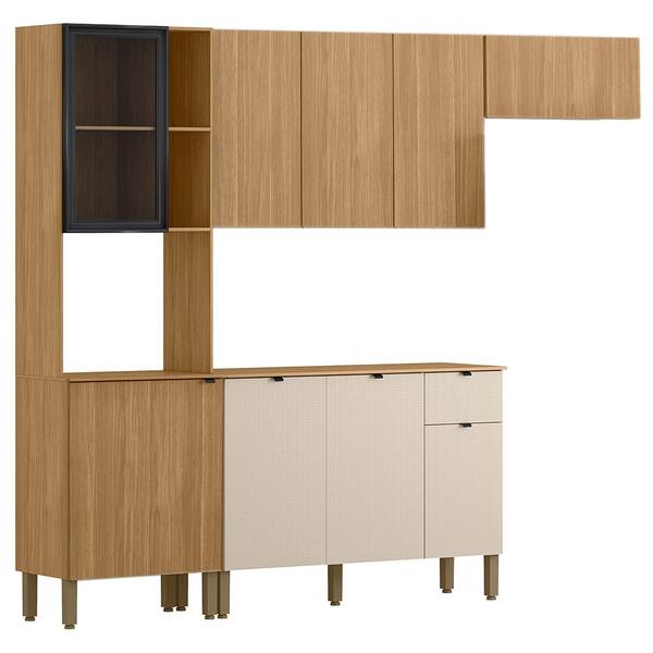 Cozinha 4 Pecas 251 Cm Mdf Vert Plus Ktp
