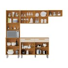 Cozinha 4 Peças 7 Portas 2 Gavetas Montreal Cinamomo/off White