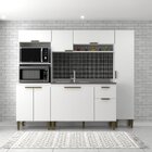 Cozinha 4 Peças 9 Portas 1 Gaveta Alana Branco