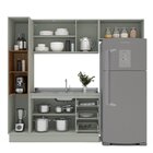 Cozinha 4 Peças Balcão 3 Gavetas 2 Portas Aéreo Basculante Pa