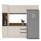 Cozinha 4 Peças Balcão 3 Gavetas 2 Portas Aéreo Basculante Pa