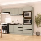 Cozinha 4 Peças Balcão 3 Gavetas 2 Portas Aéreo Basculante To