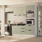 Cozinha 4 Peças Balcão 3 Gavetas 2 Portas Aéreo Basculante To