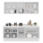 Cozinha 4 Peças Balcão 3 Gavetas 4 Portas Aéreo 5 Portas Com