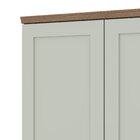 Cozinha 4 Peças Com Aéreo Para Geladeira E Balcão Com Tampo P