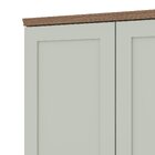 Cozinha 4 Peças Com Aéreo Para Geladeira E Balcão Com Tampo P