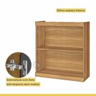 Cozinha 4 Peças Paneleiro Aéreo E Balcão 80 Burguesa P  100%