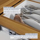 Cozinha 4 Peças Paneleiro Burguesa Premium  100% Mdf Freijó/b