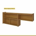 Cozinha 4 Peças Ripado Princesa 100% Mdf Freijó/off White