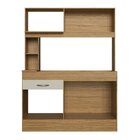 Cozinha 4 Portas 1 Gaveta Zeta Naturalle/cristalo