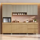 Cozinha 5 Peças 11 Portas 5 Gavetas 270cm 100% Mdf Simone Men