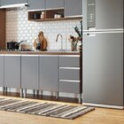 Cozinha 5 Peças 13 Portas 3 Gavetas Athena Freijó/cinza