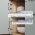 Cozinha 5 Peças 4 Portas 4 Gavetas Ripado Marquesa  100% Mdf