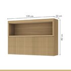 Cozinha 5 Peças 6 Portas 6 Gavetas Marquesa 100% Mdf Nature/v