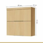 Cozinha 5 Peças 7 Portas 6 Gavetas Marquesa 100% Mdf Branco/n