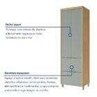 Cozinha 5 Peças 7 Portas 6 Gavetas Ripado Marquesa  100% Mdf