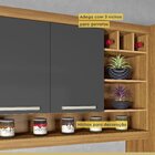 Cozinha 5 Peças Armário Geladeira Burguesa Premium  100% Mdf