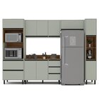 Cozinha 5 Peças Balcão 3 Gavetas 2 Portas Aéreo Paneleiro Tor