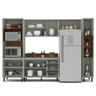 Cozinha 5 Peças Balcão 3 Gavetas 2 Portas Aéreo Paneleiro Tor