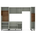 Cozinha 5 Peças Balcão 3 Gavetas 2 Portas Aéreo Paneleiro Tor