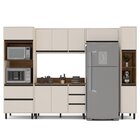 Cozinha 5 Peças Balcão 3 Gavetas 2 Portas Aéreo Paneleiro Tor