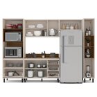 Cozinha 5 Peças Balcão 3 Gavetas 2 Portas Aéreo Paneleiro Tor