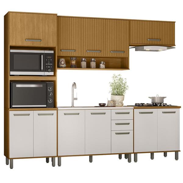 Cozinha 5 Pecas Balcao Pia 270 Cm Cria Pln