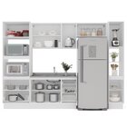 Cozinha 5 Peças Balcão Sem Tampo Meena Branco