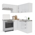 Cozinha 5 Peças Com Rodapé Pérola Yescasa Branco