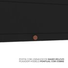 Cozinha 5 Peças Com Rodapé Pérola Yescasa Preto/branco