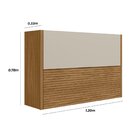 Cozinha 5 Pecas Com Torre Simples Dali Nature/off White