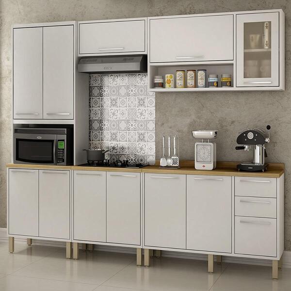 Cozinha 5 Peças Paris 05 - Branco - Salleto