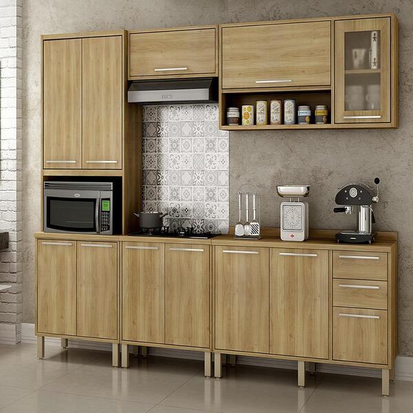 Cozinha 5 Peças Paris 05 - Carvalho - Salleto