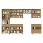 Cozinha 6 Peças 12 Portas 5 Gavetas 350cm 100% Mdf Simone Men