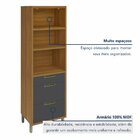 Cozinha 6 Peças 2 Paneleiros Ripado Imperatriz  100% Mdf Frei