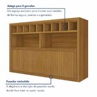 Cozinha 6 Peças 2 Paneleiros Ripado Imperatriz  100% Mdf Frei