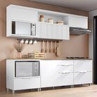 Cozinha 6 Peças 5 Portas 5 Gavetas Marquesa  100% Mdf Branco