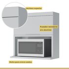Cozinha 6 Peças 5 Portas 5 Gavetas Marquesa  100% Mdf Branco