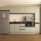 Cozinha 6 Peças Balcão 3 Gavetas 2 Portas Aéreo Balcão Alto P