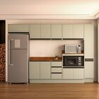 Cozinha 6 Peças Balcão 3 Gavetas 2 Portas Aéreo Balcão Alto P