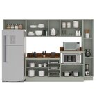 Cozinha 6 Peças Balcão 3 Gavetas 2 Portas Aéreo Balcão Alto P