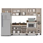 Cozinha 6 Peças Balcão 3 Gavetas 2 Portas Aéreo Balcão Alto P