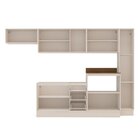 Cozinha 6 Peças Balcão 3 Gavetas 2 Portas Aéreo Balcão Alto P