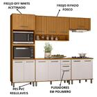 Cozinha 6 Peças Balcão Tampo 270 Cm Cria Pln