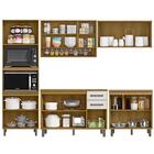 Cozinha 6 Peças Balcão Tampo 270 Cm Cria Pln