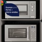Cozinha 6 Peças Com Paneleiro Para Forno E Micro-ondas Com Il